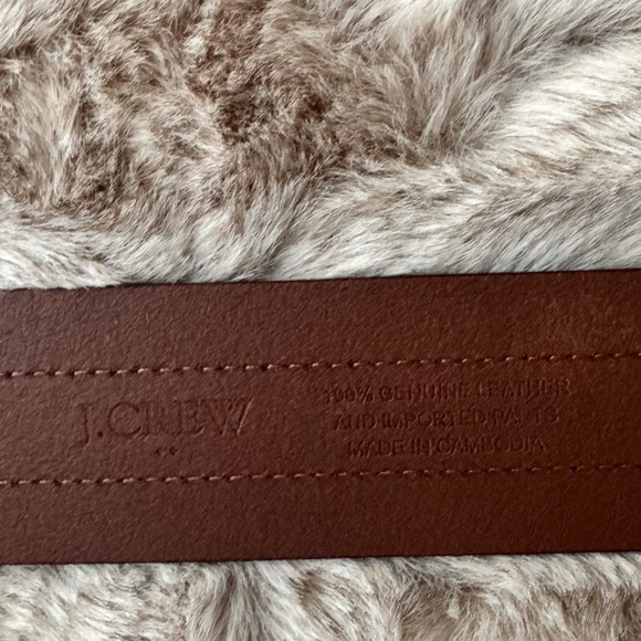 J. Crew Fact - Elegant Waist Brown Leather Belt (xs/s) - Picture 4 of 6